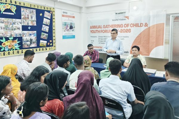 ওয়ার্ল্ড ভিশন দিনাজপুরের উদ্যোগে বার্ষিক শিশু ও যুব ফোরাম সমাবেশ ২০২৬
